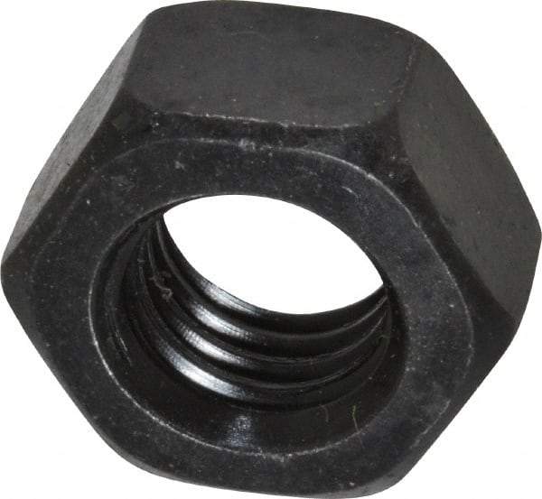 Value Collection - M12x1.75 Steel Right Hand Hex Nut - 19mm Across Flats, 10mm High, Uncoated - Exact Tool & Supply