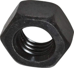 Value Collection - M12x1.75 Steel Right Hand Hex Nut - 19mm Across Flats, 10mm High, Uncoated - Exact Tool & Supply