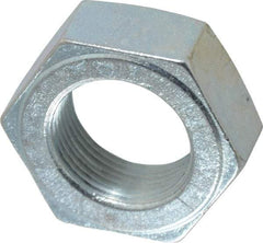 Value Collection - 1-1/4 - 12 UN Steel Right Hand Hex Jam Nut - 1-7/8" Across Flats, 23/32" High, Zinc-Plated Finish - Exact Tool & Supply