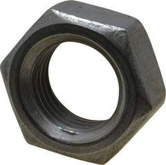 Value Collection - 1/2-20 UNF Steel Right Hand Hex Jam Nut - 3/4" Across Flats, 5/16" High, Uncoated - Exact Tool & Supply