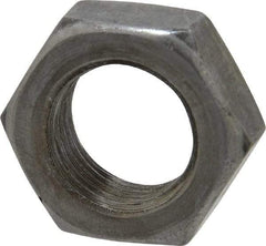 Value Collection - 5/8-18 UNF Steel Right Hand Hex Jam Nut - 15/16" Across Flats, 3/8" High, Uncoated - Exact Tool & Supply