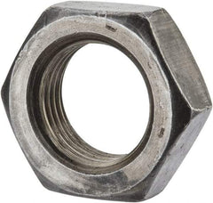 Value Collection - 7/8-14 UN Steel Right Hand Hex Jam Nut - 1-5/16" Across Flats, 31/64" High, Uncoated - Exact Tool & Supply