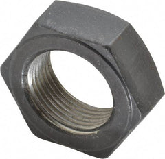 Value Collection - 1-1/4 - 12 UNF Steel Right Hand Hex Jam Nut - 1-7/8" Across Flats, 23/32" High, Uncoated - Exact Tool & Supply