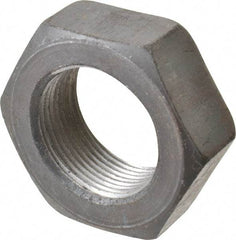 Value Collection - 1-1/2 - 12 UNF Steel Right Hand Hex Jam Nut - 2-1/4" Across Flats, 27/32" High, Uncoated - Exact Tool & Supply