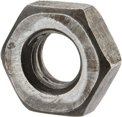 Value Collection - 5/16-18 UNC Steel Right Hand Heavy Hex Jam Nut - 9/16" Across Flats, 13/64" High, Uncoated, 2B Class of Fit - Exact Tool & Supply