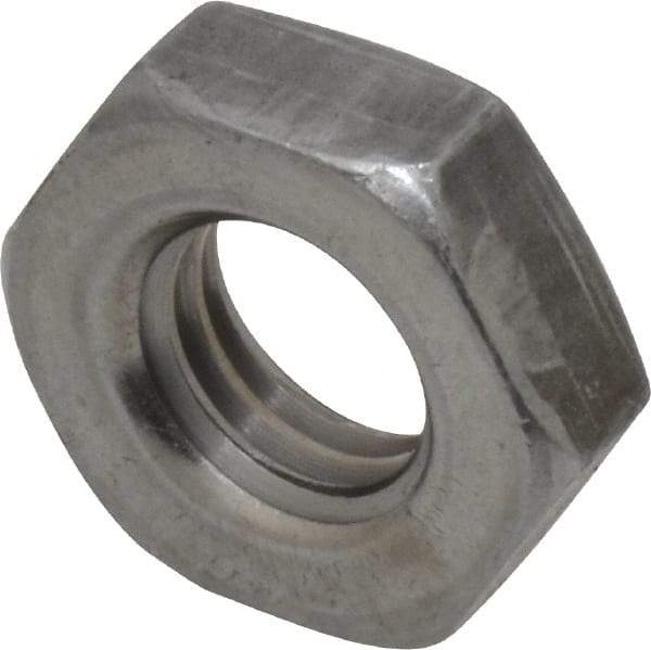 Value Collection - 5/8-11 UNC Steel Right Hand Heavy Hex Jam Nut - 1-1/16" Across Flats, 23/64" High, Uncoated, 2B Class of Fit - Exact Tool & Supply