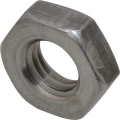 Value Collection - 5/8-11 UNC Steel Right Hand Heavy Hex Jam Nut - 1-1/16" Across Flats, 23/64" High, Uncoated, 2B Class of Fit - Exact Tool & Supply