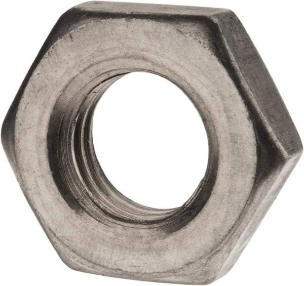 Value Collection - 3/4-10 UNC Steel Right Hand Heavy Hex Jam Nut - 1-1/4" Across Flats, 27/64" High, Uncoated, 2B Class of Fit - Exact Tool & Supply