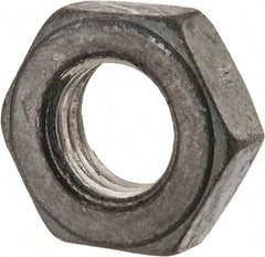 Value Collection - 7/8-9 UNC Steel Right Hand Heavy Hex Jam Nut - 1-7/16" Across Flats, 31/64" High, Uncoated, 2B Class of Fit - Exact Tool & Supply