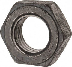 Value Collection - 1-1/4 - 7 UNC Steel Right Hand Heavy Hex Jam Nut - 2" Across Flats, 23/32" High, Uncoated, 2B Class of Fit - Exact Tool & Supply