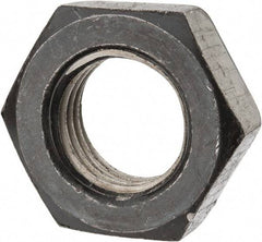 Value Collection - 1-1/2 - 6 UNC Steel Right Hand Heavy Hex Jam Nut - 2-3/8" Across Flats, 27/32" High, Uncoated, 2B Class of Fit - Exact Tool & Supply