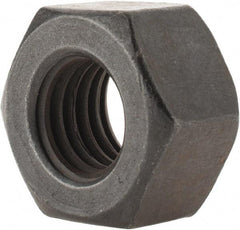Value Collection - 5/8-11 UNC Steel Right Hand Heavy Hex Nut - 1-1/16" Across Flats, 39/64" High, Uncoated, 2B Class of Fit - Exact Tool & Supply