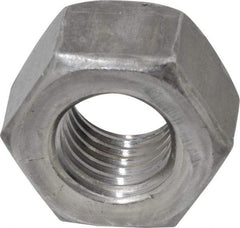Value Collection - 3/4-10 UNC Steel Right Hand Heavy Hex Nut - 1-1/4" Across Flats, 47/64" High, Uncoated, 2B Class of Fit - Exact Tool & Supply