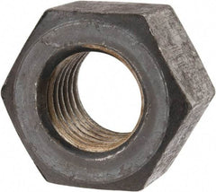 Value Collection - 1-1/8 - 7 UNC Steel Right Hand Heavy Hex Nut - 1-13/16" Across Flats, 1-7/64" High, Uncoated - Exact Tool & Supply