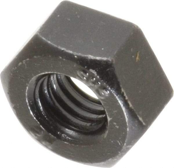 Value Collection - 3/8-16 UNC Steel Right Hand Heavy Hex Nut - 11/16" Across Flats, 23/64" High, Uncoated, 2B Class of Fit - Exact Tool & Supply