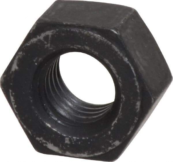 Value Collection - 1/2-13 UNC Steel Right Hand Heavy Hex Nut - 7/8" Across Flats, 31/64" High, Uncoated, 2B Class of Fit - Exact Tool & Supply
