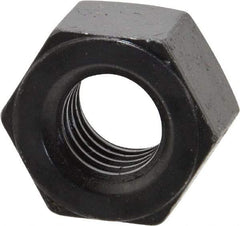 Value Collection - 5/8-11 UNC Steel Right Hand Heavy Hex Nut - 1-1/16" Across Flats, 39/64" High, Uncoated, 2B Class of Fit - Exact Tool & Supply