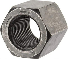 Value Collection - 5/8-18 UNF Steel Right Hand High Hex Nut - 15/16" Across Flats, 27/32" High, Uncoated - Exact Tool & Supply