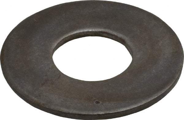 Value Collection - 9/16" Screw, Steel USS Flat Washer - 5/8" ID x 1-1/2" OD, 7/64" Thick, Plain Finish - Exact Tool & Supply