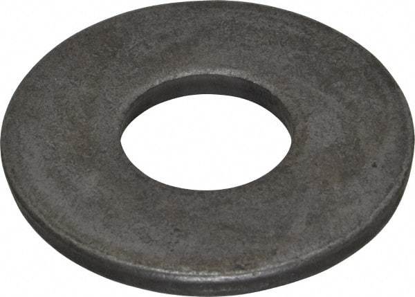 Value Collection - 7/8" Screw, Steel USS Flat Washer - 15/16" ID x 2-1/4" OD, 11/64" Thick, Plain Finish - Exact Tool & Supply
