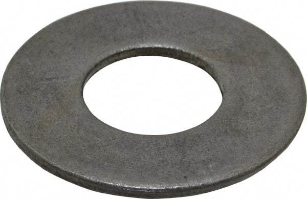 Value Collection - 1-1/8" Screw, Steel USS Flat Washer - 1-1/4" ID x 2-3/4" OD, 11/64" Thick, Plain Finish - Exact Tool & Supply