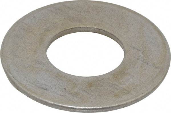 Value Collection - 1-1/4" Screw, Steel USS Flat Washer - 1-3/8" ID x 3" OD, 11/64" Thick, Plain Finish - Exact Tool & Supply