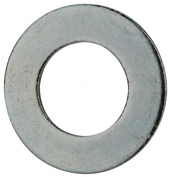 Value Collection - 1-3/8" Screw, Steel SAE Flat Washer - 1-7/16" ID x 2-3/4" OD, 5/32" Thick, Zinc-Plated Finish - Exact Tool & Supply