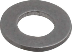 Value Collection - #5 Screw, Steel SAE Flat Washer - 9/64" ID x 9/32" OD, 1/32" Thick, Plain Finish - Exact Tool & Supply