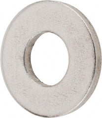 Value Collection - 1/4" Screw, Steel SAE Flat Washer - 9/32" ID x 5/8" OD, 1/16" Thick, Plain Finish - Exact Tool & Supply