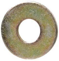 Value Collection - 5/8" Screw, Grade 8 Steel Extra Thick Flat Washer - Zinc Yellow Dichromate Finish - Exact Tool & Supply