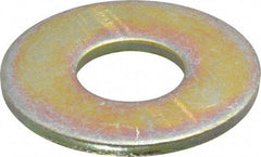 Value Collection - 7/8" Screw, Grade 8 Steel Extra Thick Flat Washer - Zinc Yellow Dichromate Finish - Exact Tool & Supply