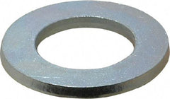 Value Collection - M24 Screw, Steel Standard Flat Washer - 25mm ID x 44mm OD, 4mm Thick, Zinc-Plated Finish - Exact Tool & Supply
