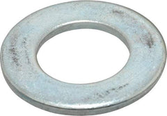 Value Collection - M30 Screw, Steel Standard Flat Washer - 31mm ID x 56mm OD, 4mm Thick, Zinc-Plated Finish - Exact Tool & Supply