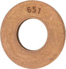 Value Collection - 5/8" Screw, Silicon Bronze Standard Flat Washer - 0.656" ID x 1-1/2" OD, 0.102" Thick - Exact Tool & Supply