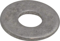 Value Collection - #6 Screw, Aluminum Standard Flat Washer - 0.147" ID x 3/8" OD, 0.032" Thick, Plain Finish - Exact Tool & Supply