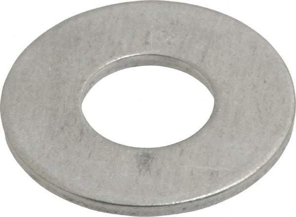 Value Collection - 1/2" Screw, Aluminum Standard Flat Washer - 0.562" ID x 1-1/4" OD, 0.089" Thick - Exact Tool & Supply