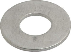 Value Collection - 1/2" Screw, Aluminum Standard Flat Washer - 0.562" ID x 1-1/4" OD, 0.089" Thick - Exact Tool & Supply