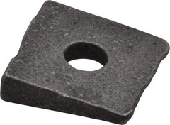 Value Collection - 3/8" Bolt, Iron Beveled Square Washer - 7/16" ID, 11/32 Minimum Thickness - Exact Tool & Supply