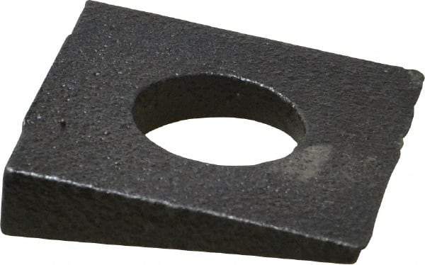 Value Collection - 5/8" Bolt, Iron Beveled Square Washer - 11/16" ID, 13/32 Minimum Thickness - Exact Tool & Supply