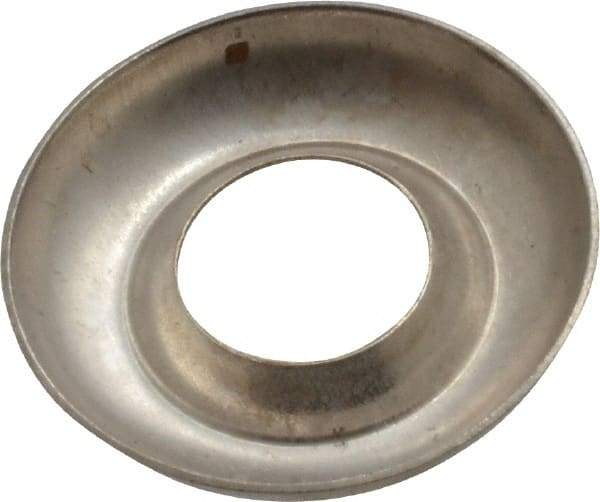 Value Collection - Nickel-Plated Finish, Brass, Standard Countersunk Washer - 0.305" ID x 0.781" OD - Exact Tool & Supply