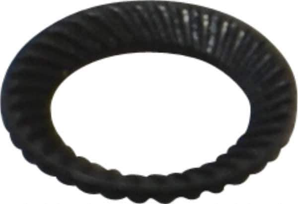 Value Collection - #6 Bolt, 0.146" ID, Steel, Belleville Disc Spring - 0.236" OD - Exact Tool & Supply