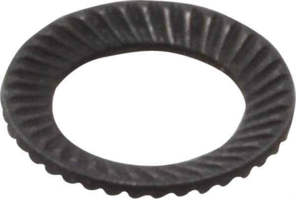 Value Collection - #8 Bolt, 0.169" ID, Steel, Belleville Disc Spring - 0.276" OD - Exact Tool & Supply