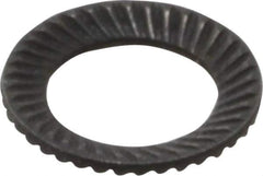 Value Collection - #8 Bolt, 0.169" ID, Steel, Belleville Disc Spring - 0.276" OD - Exact Tool & Supply