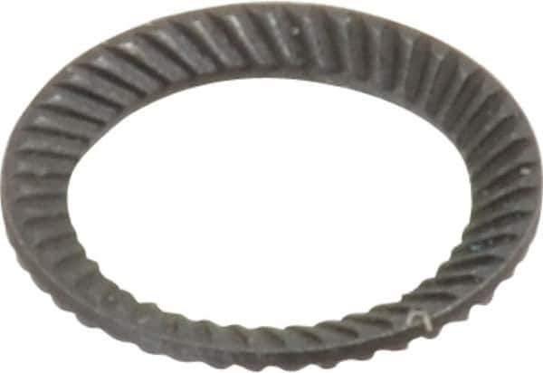 Value Collection - 1/4" Bolt, 1/4" ID, Steel, Belleville Disc Spring - 0.394" OD - Exact Tool & Supply