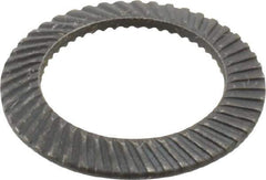 Value Collection - 3/8" Bolt, 0.413" ID, Steel, Belleville Disc Spring - 0.63" OD - Exact Tool & Supply