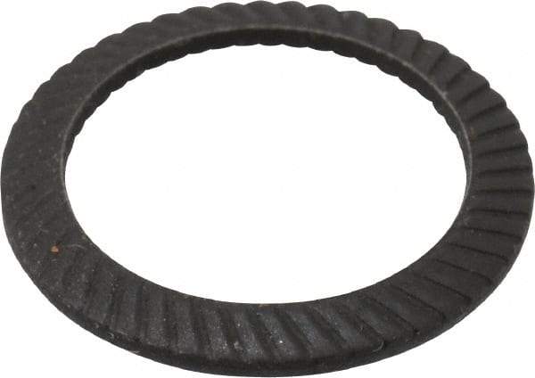 Value Collection - 1/2" Bolt, 0.512" ID, Steel, Belleville Disc Spring - 0.709" OD, 0.067" High, 0.043" Thick - Exact Tool & Supply