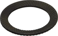 Value Collection - 1" Bolt, 1-1/16" ID, Steel, Uncoated, Belleville Disc Spring - 1-1/2" OD - Exact Tool & Supply