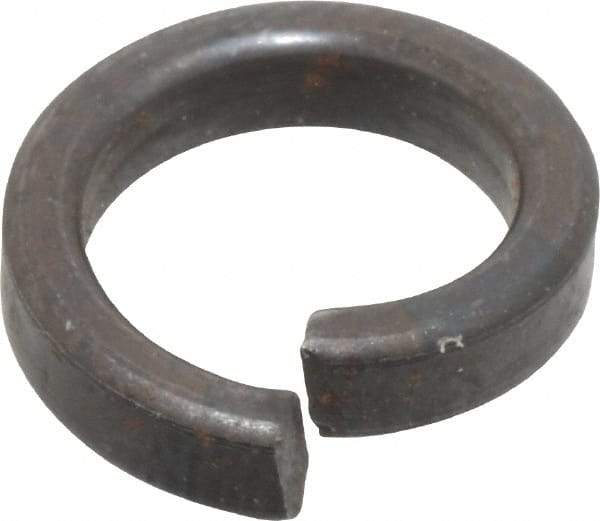 Value Collection - 5/16", 0.318" ID, 0.093" Thick High Collar Split Lock Washer - Steel, Uncoated, 0.318" Min ID, 0.338" Max ID, 0.46" Max OD - Exact Tool & Supply
