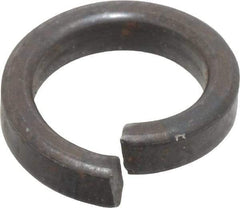 Value Collection - 5/16", 0.318" ID, 0.093" Thick High Collar Split Lock Washer - Steel, Uncoated, 0.318" Min ID, 0.338" Max ID, 0.46" Max OD - Exact Tool & Supply