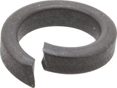 Value Collection - 7/16", 0.443" ID, 0.14" Thick High Collar Split Lock Washer - Steel, Uncoated, 0.443" Min ID, 0.455" Max ID, 0.647" Max OD - Exact Tool & Supply